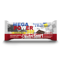 Barrita Mega Power envase de 68g en la sección de barritas de carbohidratos del fabricante Nutrisport