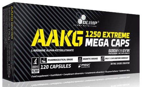 AAKG 1250 Extreme de 120 mega cÃ¡psulas de la marca Olimp Sport (Arginina)