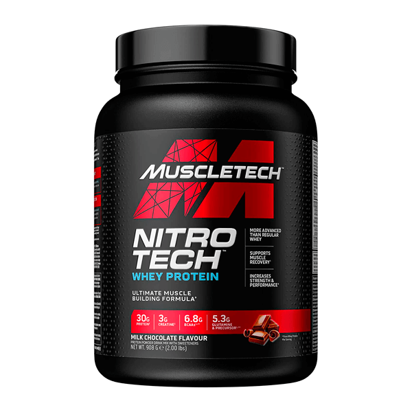 Protéine de lactosérum Nitro Tech de Muscletech - Muscletech 1