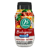 Salsa 0% envase de 330ml hecho por Quamtrax en la categoría salsas y siropes dulces sin calorias