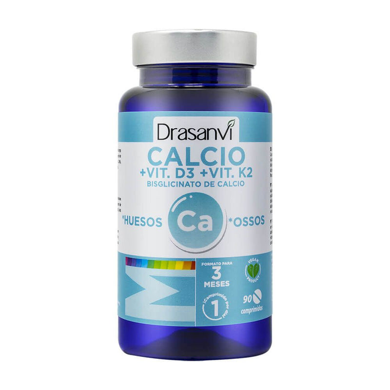 Calcium minéral + vitamine D3 + vitamine K2 de Drasanvi - Drasanvi 0