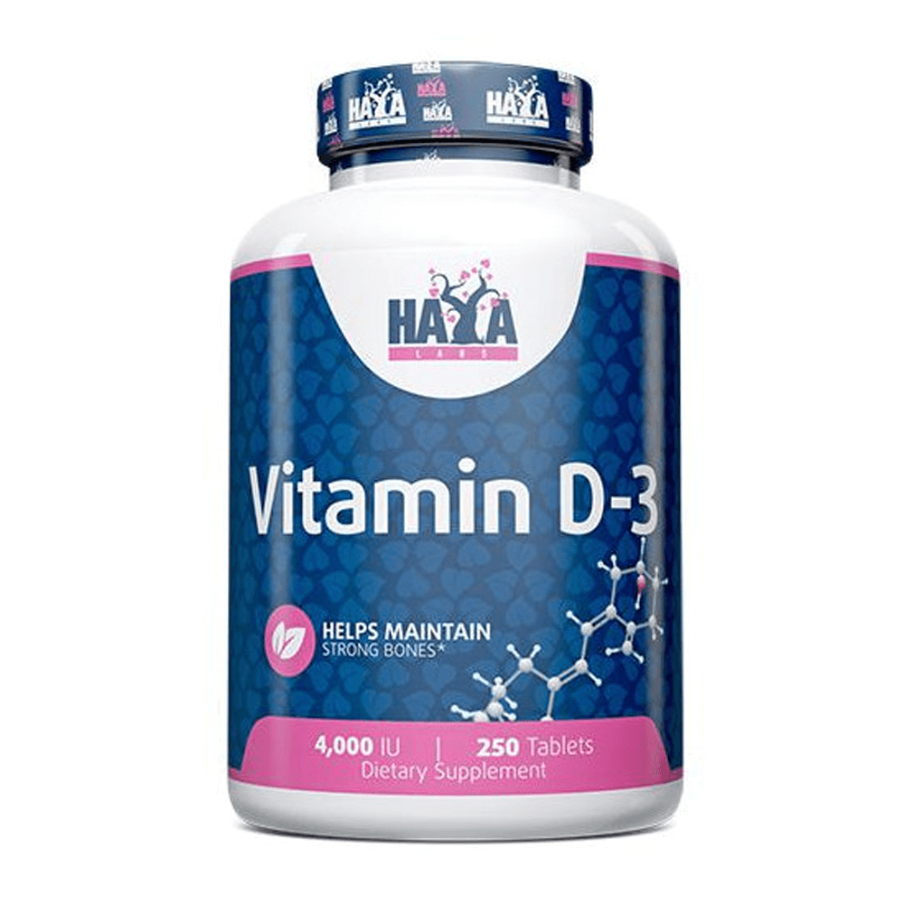 Vitamina D3 4000IU en 250 tabletas de Haya Labs