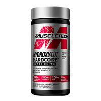 Hydroxycut Hardcore Super Elite envase de 100 cápsulas vegetales complemento alimenticio de termogénicos del fabricante Musclete