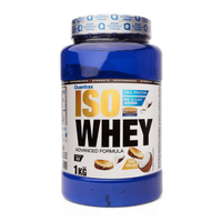 IsoWhey en 1kg hecho por Quamtrax - proteína de aislado de suero isolate