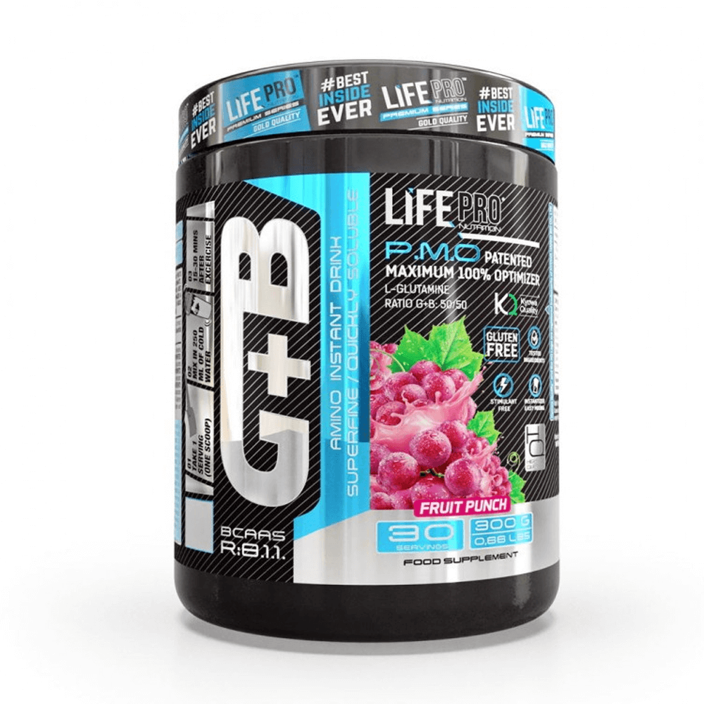 BCAA 8:1:1 + Glutamina en 300g de LifePRO - bcaa + glutamina