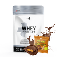 Whey Protein80 presentación de 1kg de la sección proteina de suero whey de Masmusculo Supplements