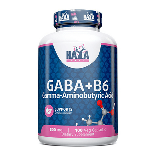 GABA + B6 500 mg de Haya Labs de la marque Haya Labs dans la collection Anti-stress