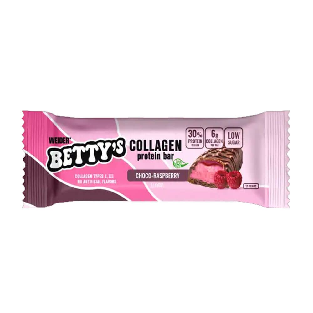 Barrita BettyÂ´s Collagen Protein Bar presentaciÃ³n de 50g del fabricante Weider suplemento de la secciÃ³n otras barritas