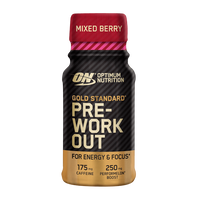 Gold Standard Pre-Workout Shot de 60ml en la categoría pre entreno hecho por Optimum Nutrition