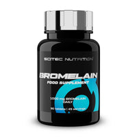 Bromelina en 90 tabletas de la marca Scitec Nutrition complemento alimenticio de digestivos