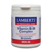 Complejo Vitamina B-50 de 60 tabletas de la sección complejos multivitaminicos del fabricante Lamberts