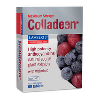Colladeen Máxima Potencia envase de 60 tabletas de la marca Lamberts de la categoría antioxidantes