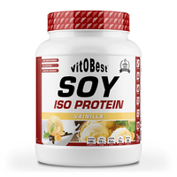 Soy Iso Protein en 1kg por VitoBest complemento alimenticio de proteína vegetal y veganos