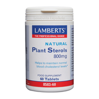 Esteroles Vegetales presentación de 60 tabletas en la categoría precursores hormonales  naturales del fabricante Lamberts