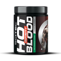 Hot Blood Infinity en 350g en la sección de pre entreno de Scitec Nutrition