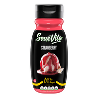 Sirope de Fresa en 320ml hecho por Servivita en la sección de salsas y siropes dulces sin calorias