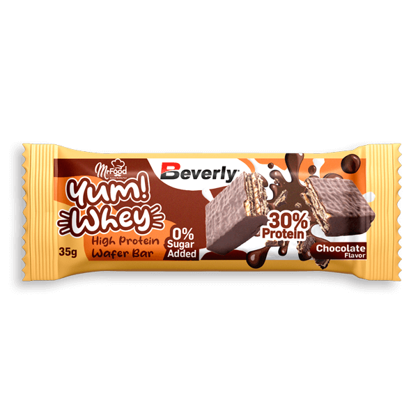 Barre Yum ! Barre de gaufrettes au lactosérum Beverly Nutrition - Beverly Nutrition 0
