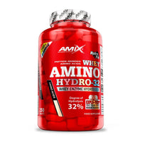 Amino Hydro-32 envase de 250 tabletas por Amix Nutrition suplemento de la sección esenciales e hidrolizados