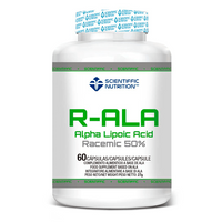 R-ALA de 60 cápsulas de Scientiffic Nutrition en la categoría acido alfa lipoico