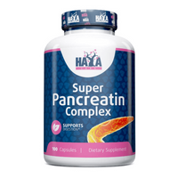 Super Pancreatin Enzymes bote de 100 cápsulas de Haya Labs de la categoría protectores hepáticos