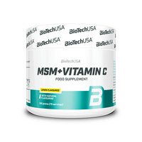 MSM + Vitamina C envase de 150g de la marca Biotech USA (MSM Metilsulfonilmetano)