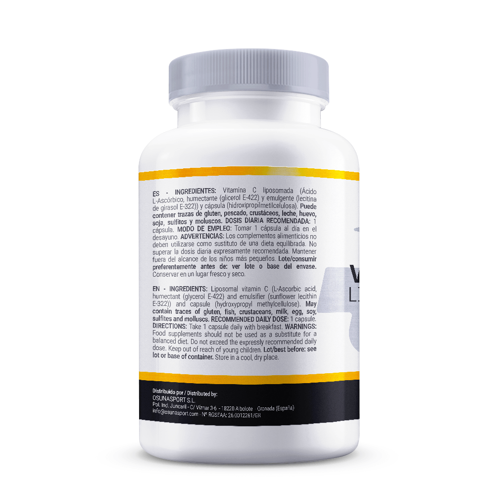 Vitamine C liposomale 800mg de Masmusculo Supplements