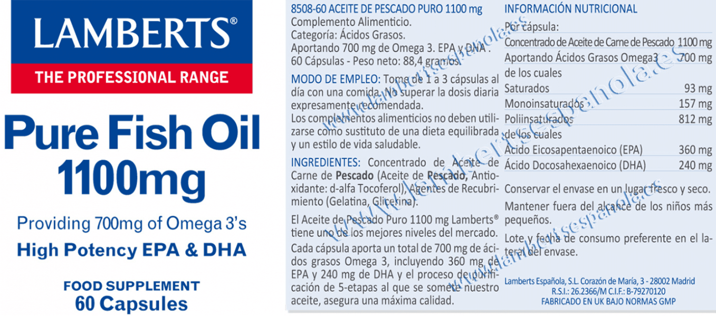 Información nutricional
