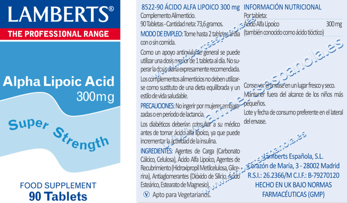 Información nutricional