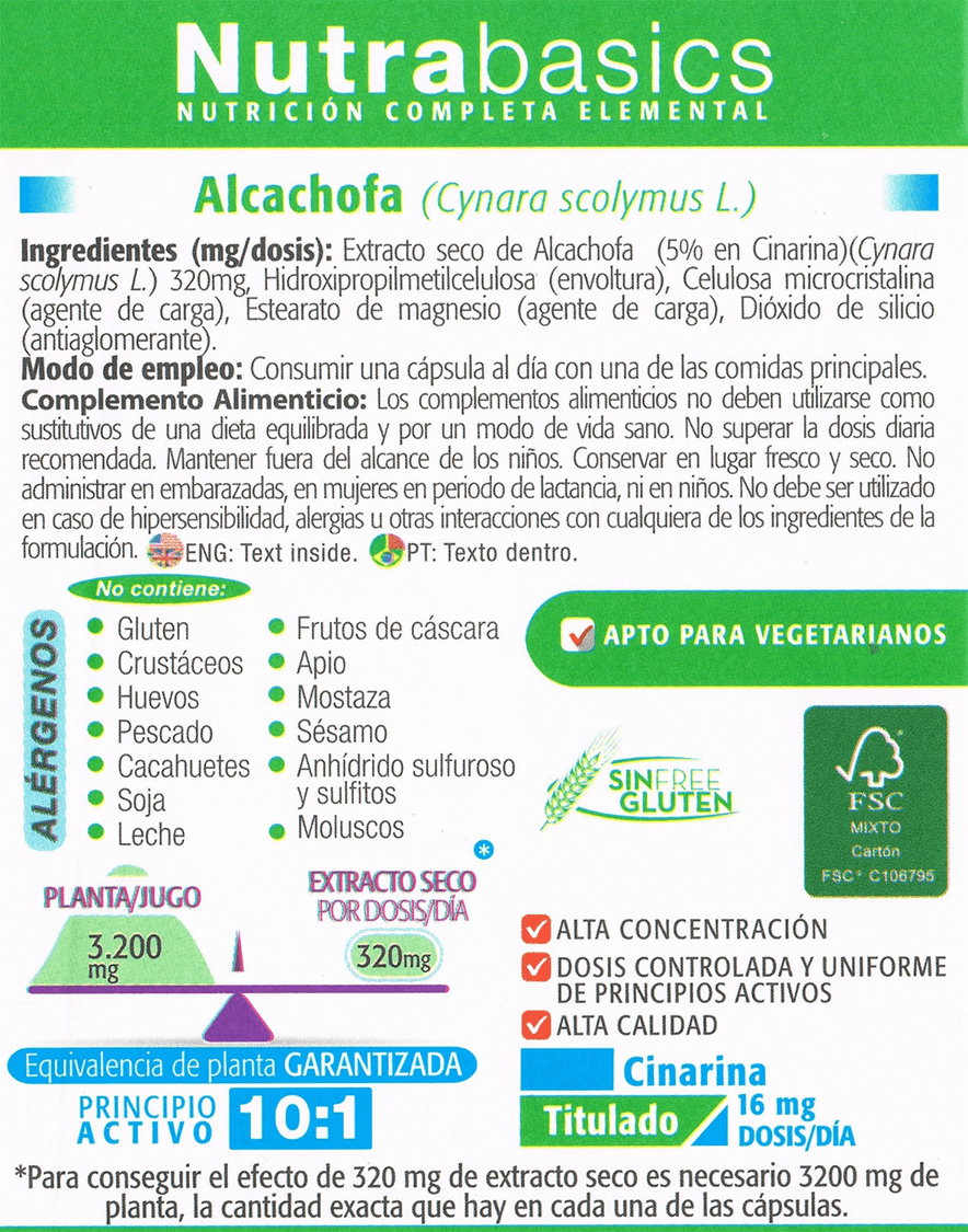 Información nutricional