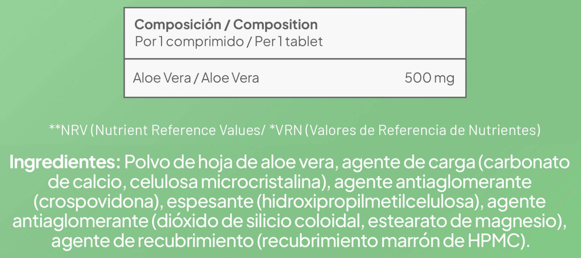 Información nutricional