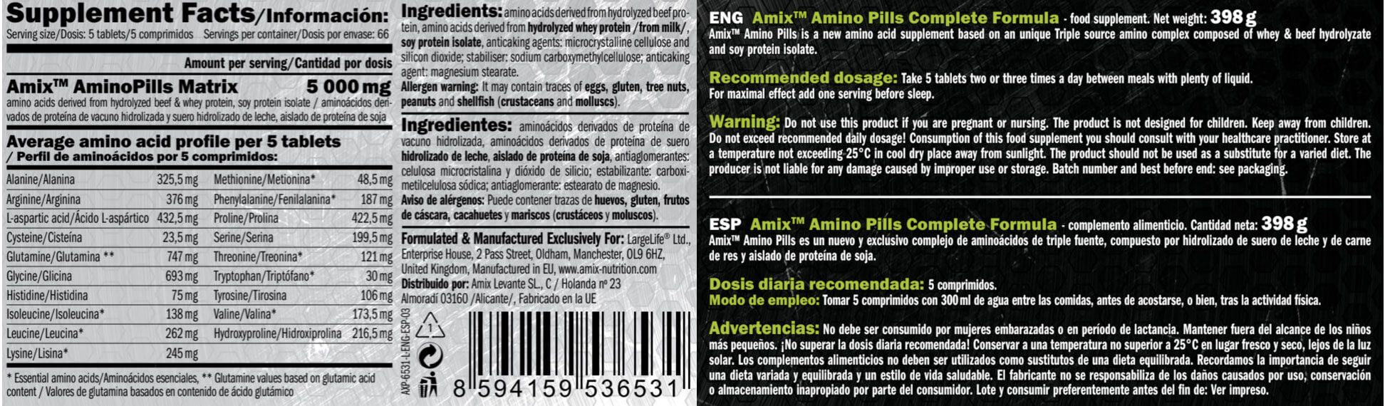 Información nutricional