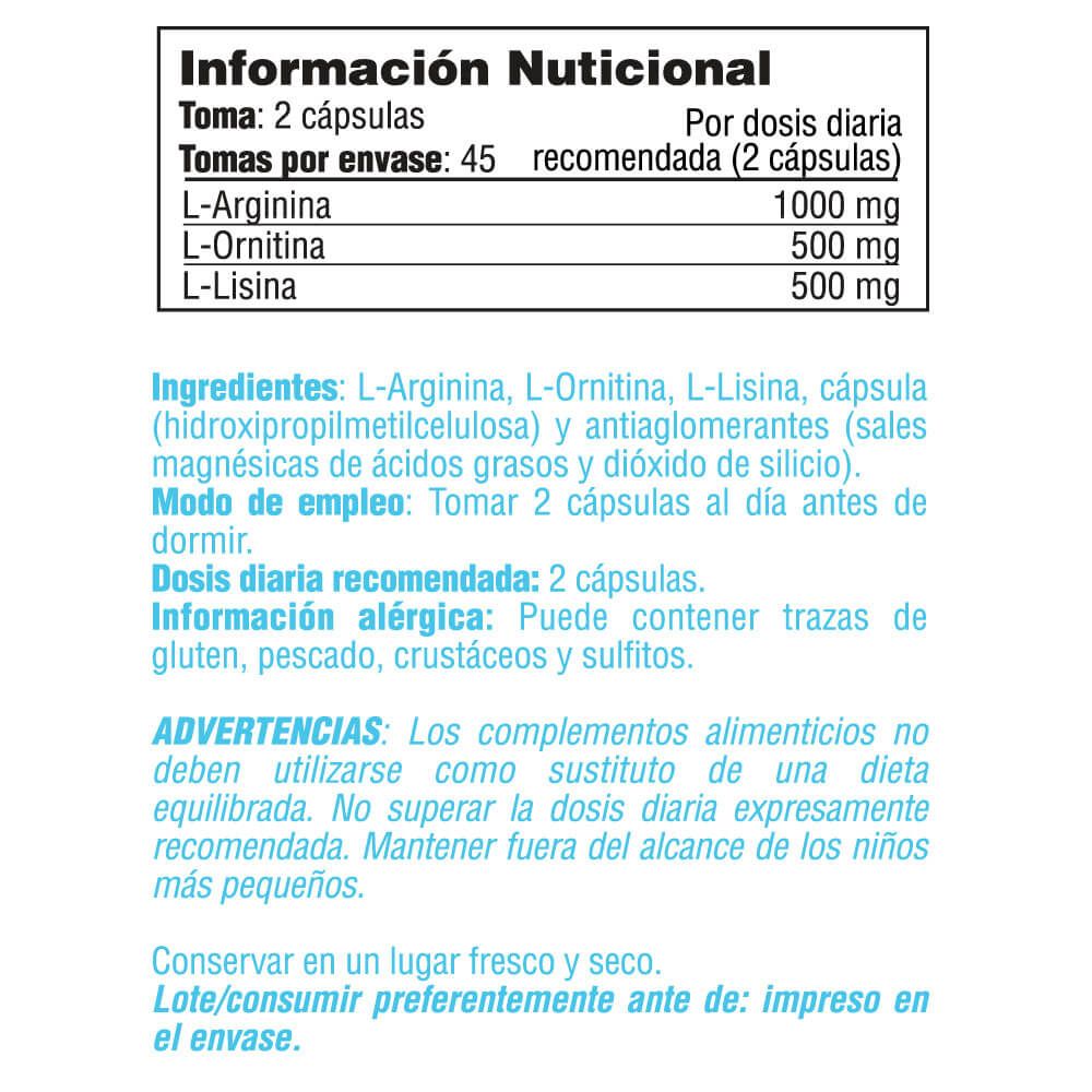 Información nutricional