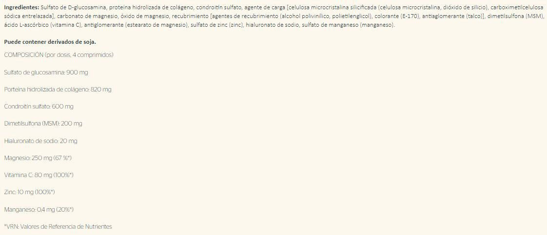 Información nutricional