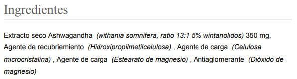 Información nutricional