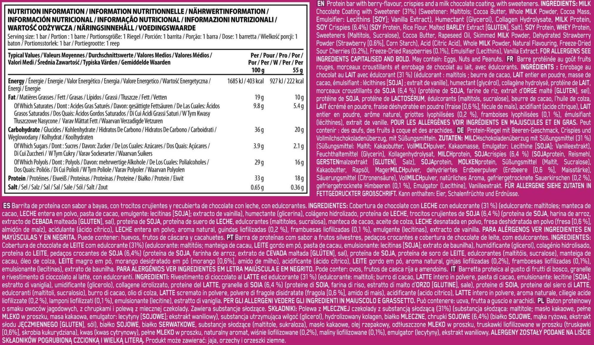 Información nutricional
