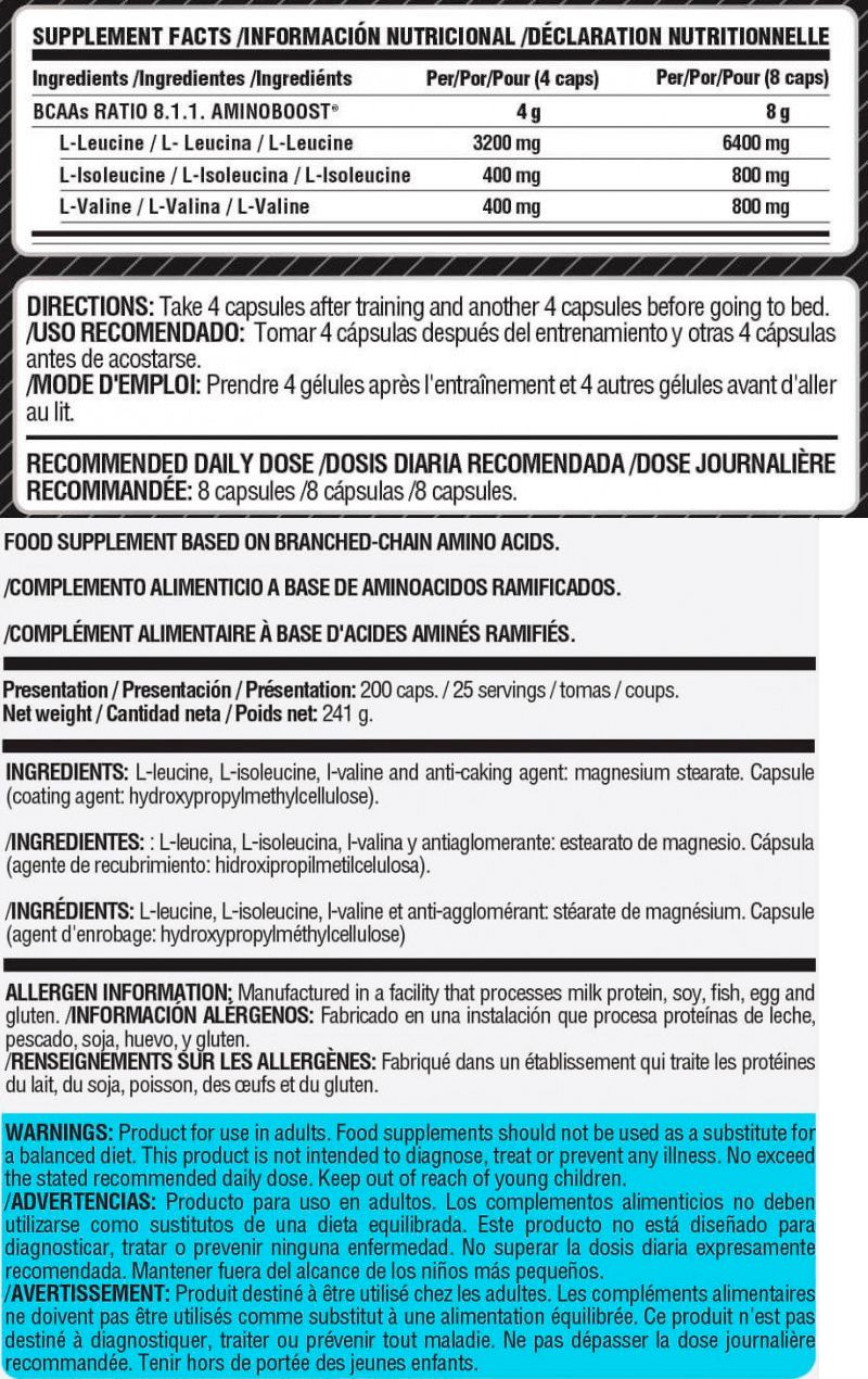 Información nutricional