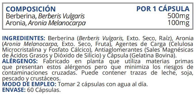 Información nutricional