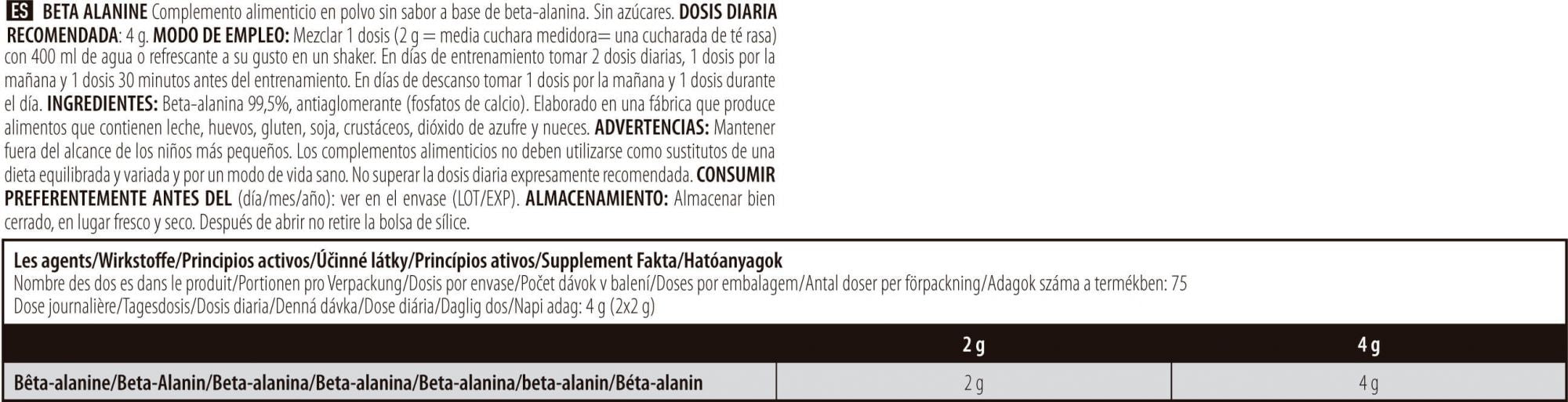 Información nutricional