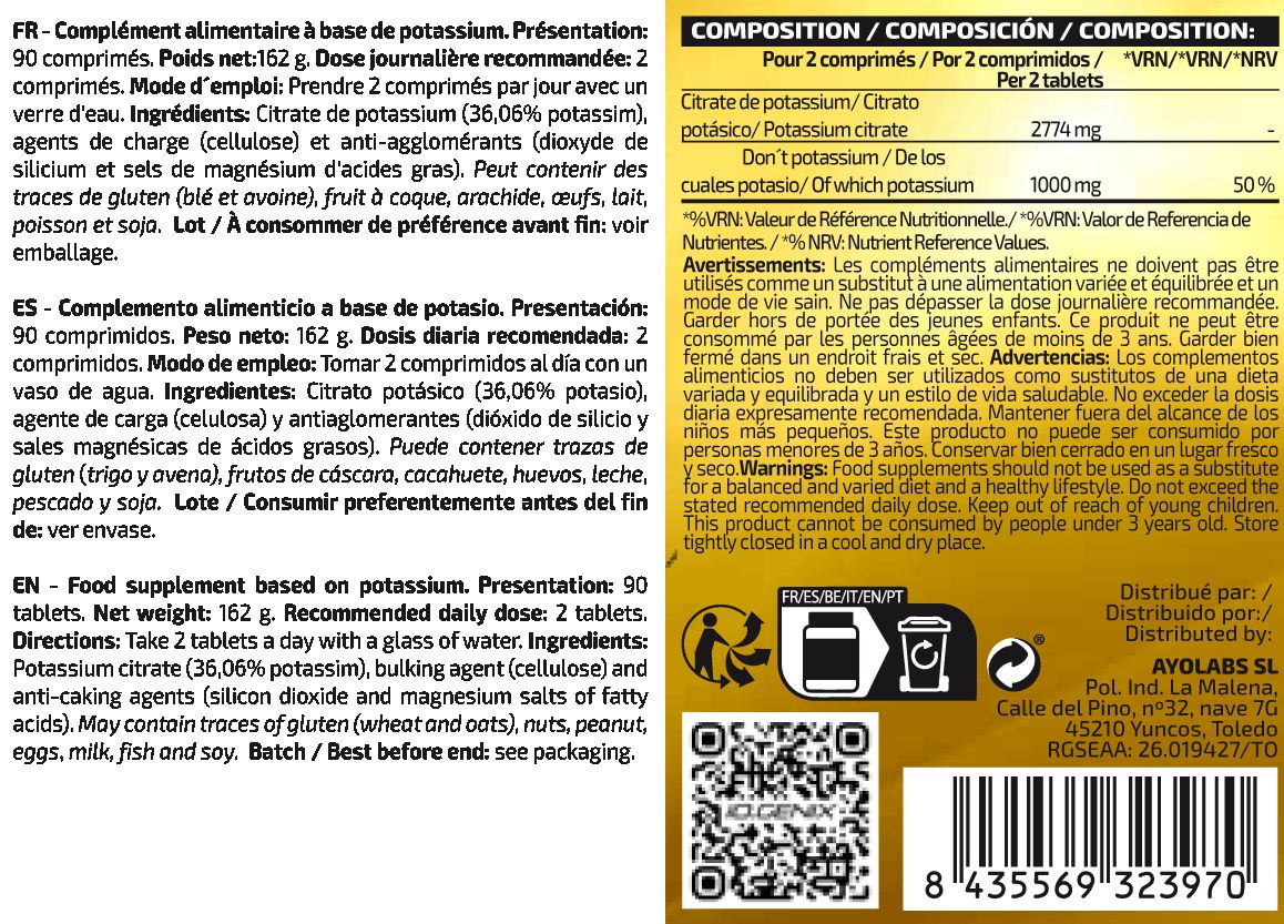 Información nutricional