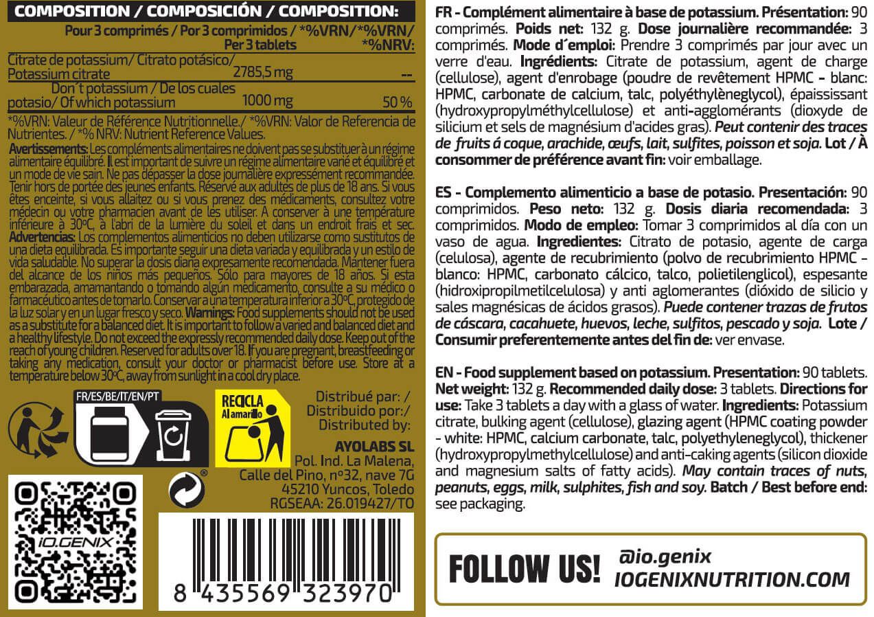 Información nutricional