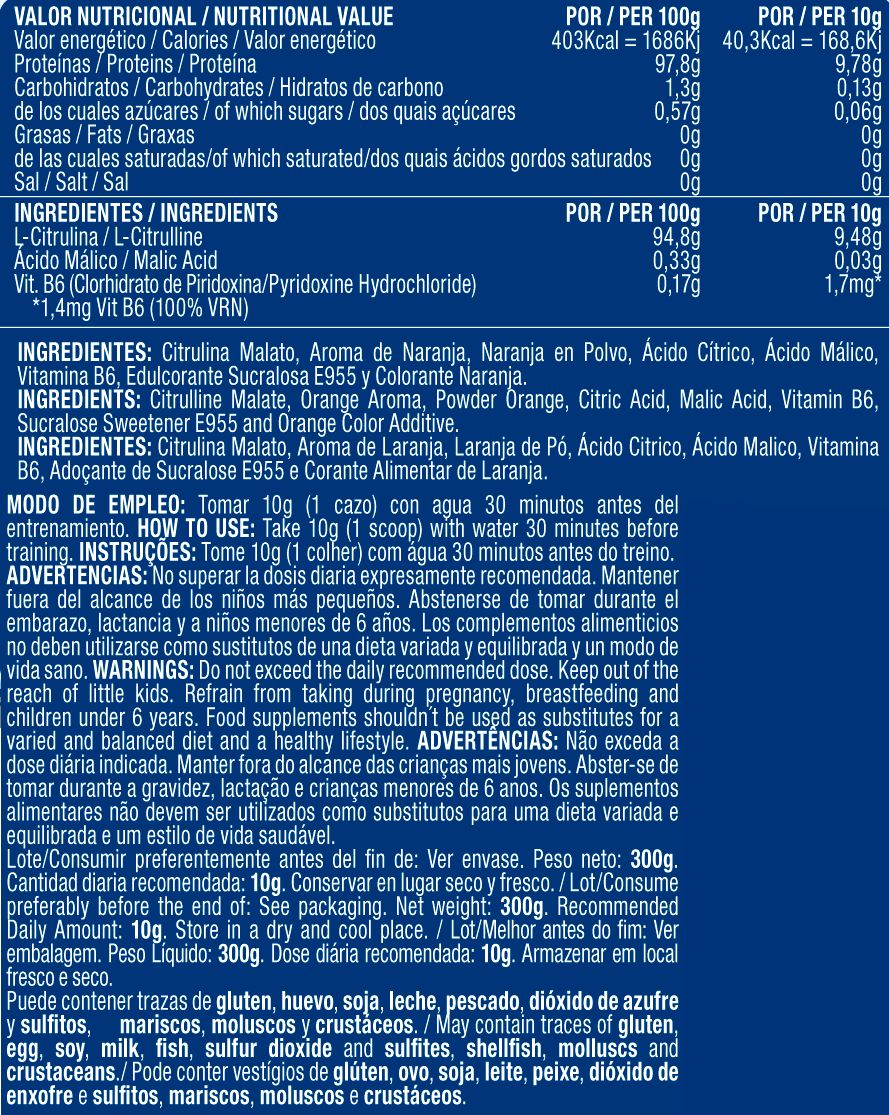 Información nutricional