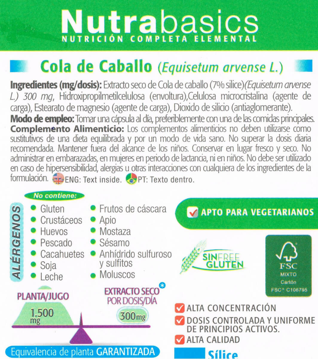 Información nutricional