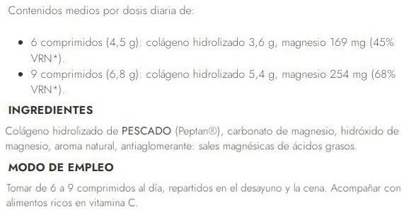 Información nutricional
