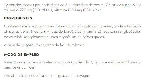 Información nutricional