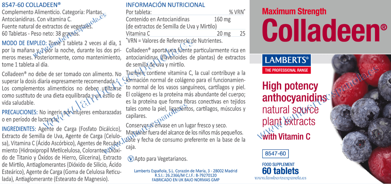 Información nutricional