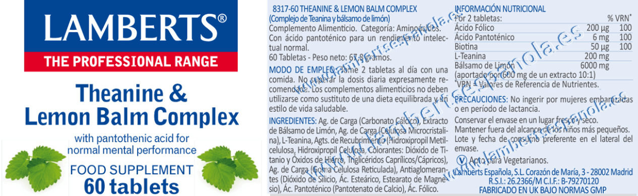 Información nutricional
