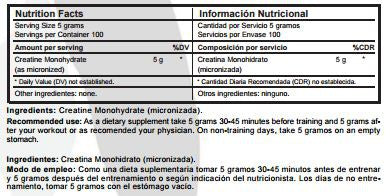 Información nutricional