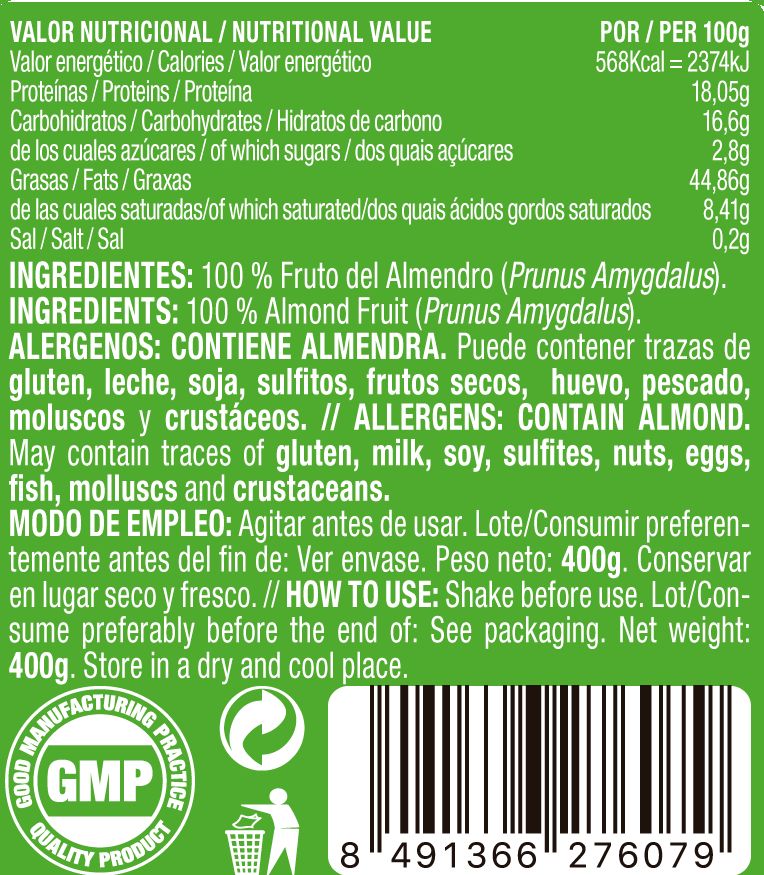 Información nutricional