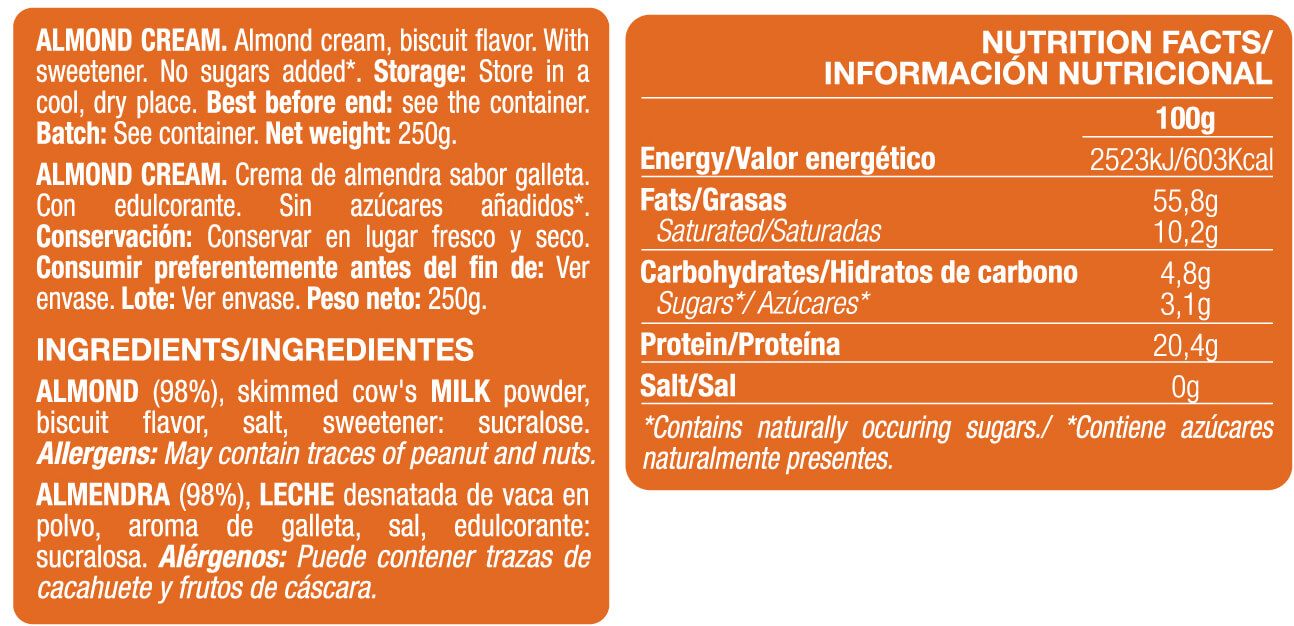 Información nutricional