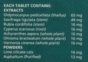Información nutricional